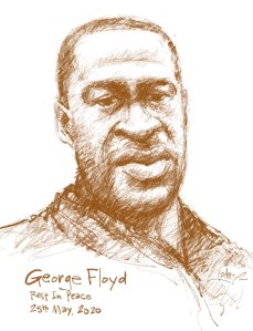 George Floyd (Leahy Cartoons)